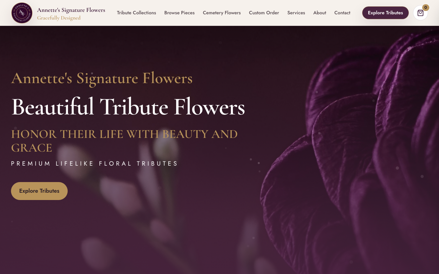 How Annette’s Signature Flowers Got a Website That Met Every Expectation preview